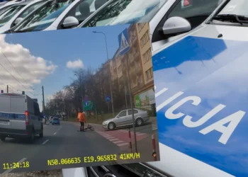 The police car did not stop at the accident. Police explain