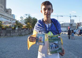 He gets up every day with the intention of helping, meet 14 year old Yehor
